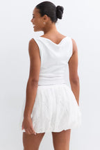 Gina Tricot | Embroidery Skirt – White