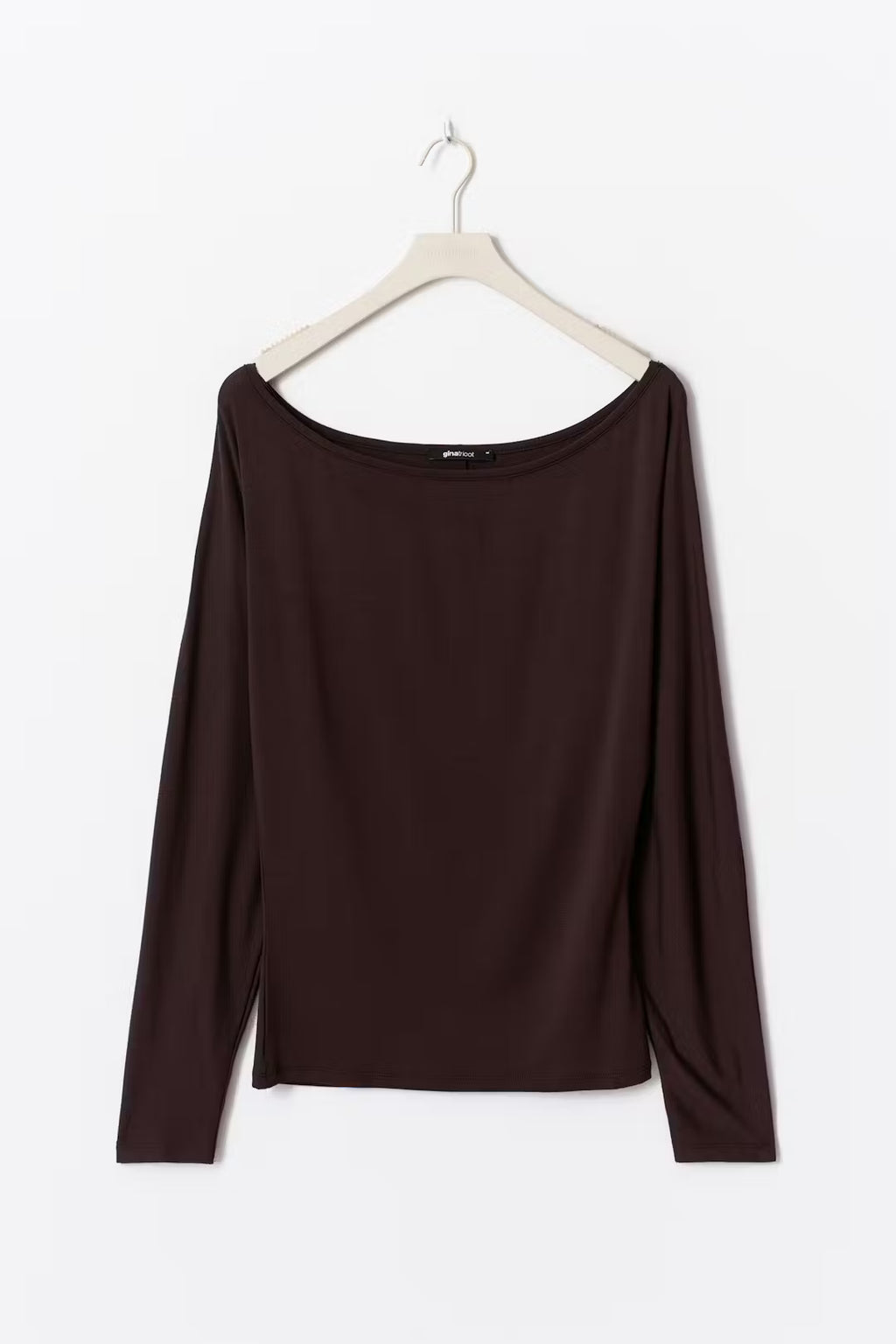 Gina Tricot Soft Slouchy Loungewear Top - Chocolate Plum - Kubanna