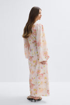 Gina Tricot Balloon Sleeve Dress - Pink