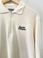 Kaotiko | Bucolic Whispers Zip-up Sweater - Ivory