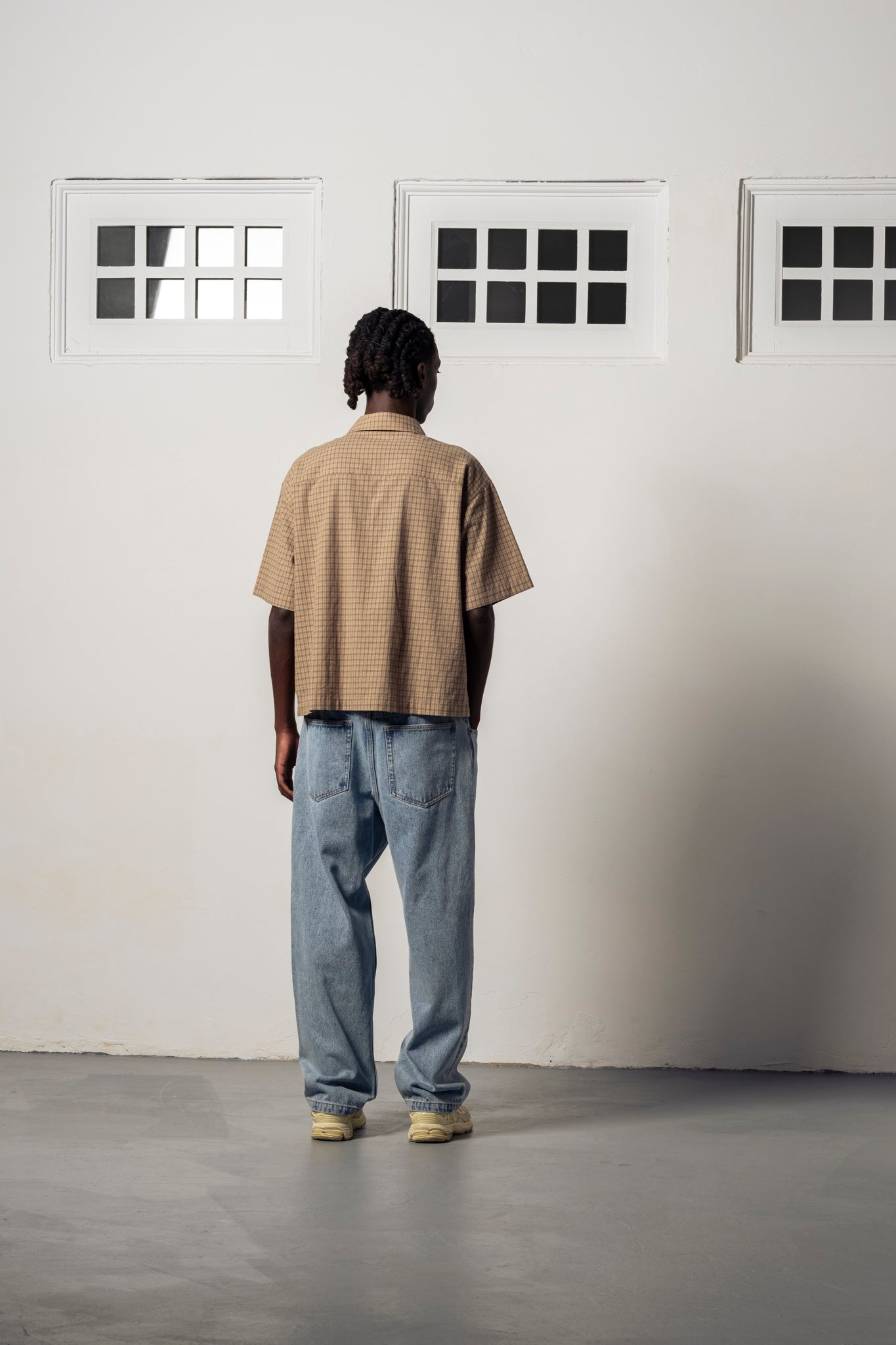 Goodies Sportive Moss Boxy Shirt - Brown/Caramel