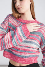 24 Colours Knitted sweater - Pink mix - Kubanna