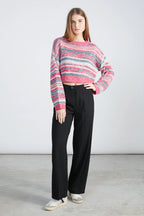 24 Colours Knitted sweater - Pink mix - Kubanna