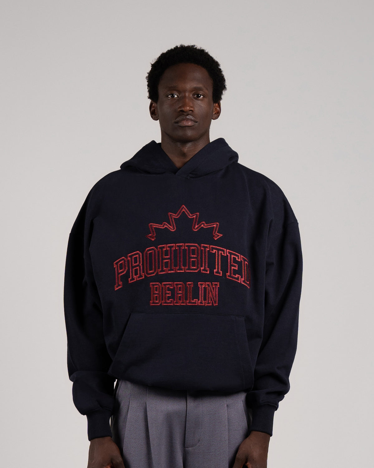 Prohibited | Maple Leaf Hoodie - Deep Blue