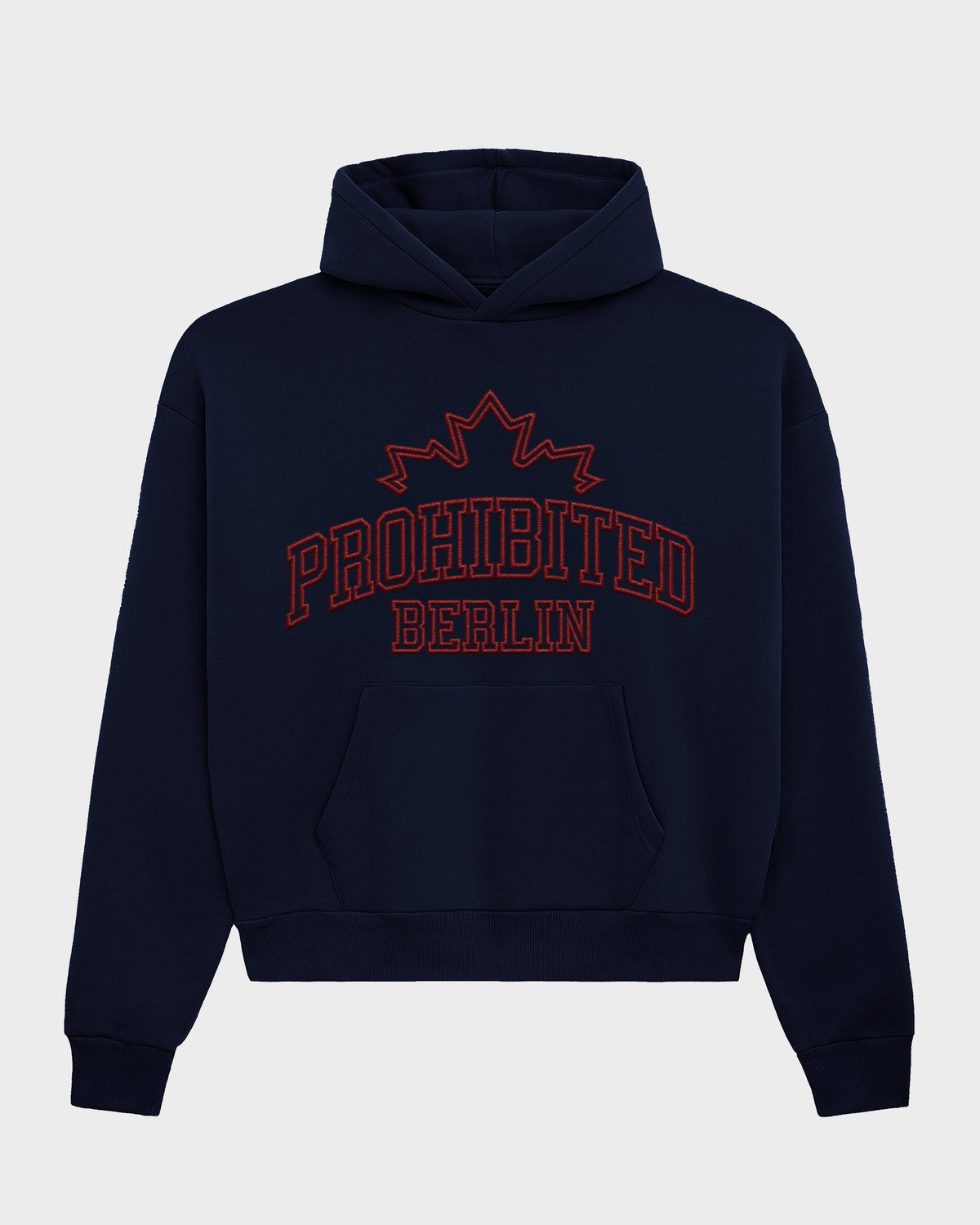 Prohibited | Maple Leaf Hoodie - Deep Blue