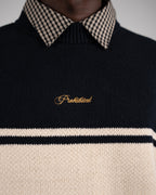 Prohibited | Kicker Knit Sweater - Navy
