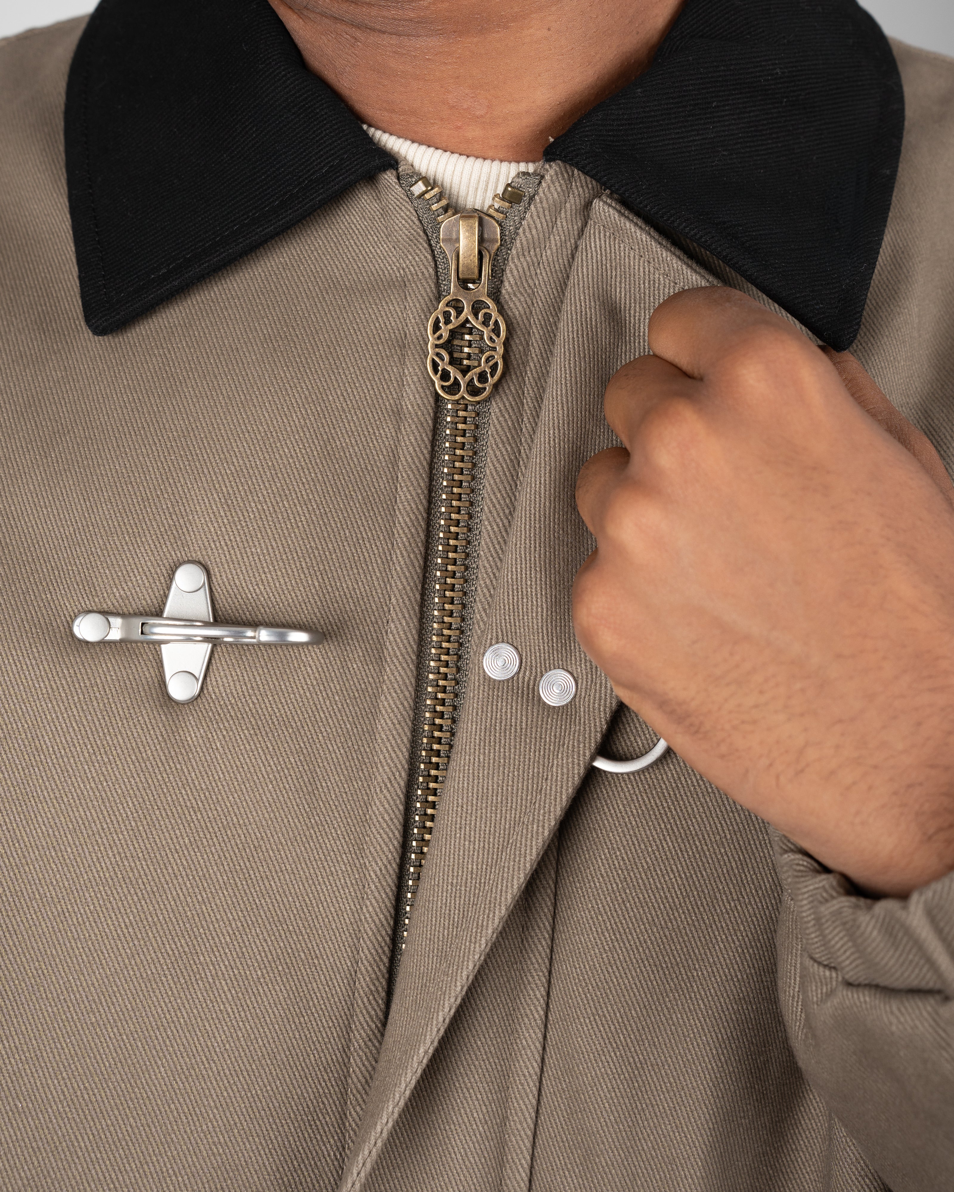 Prohibited | Back In The Days Jacket - Ash Green - Kubanna