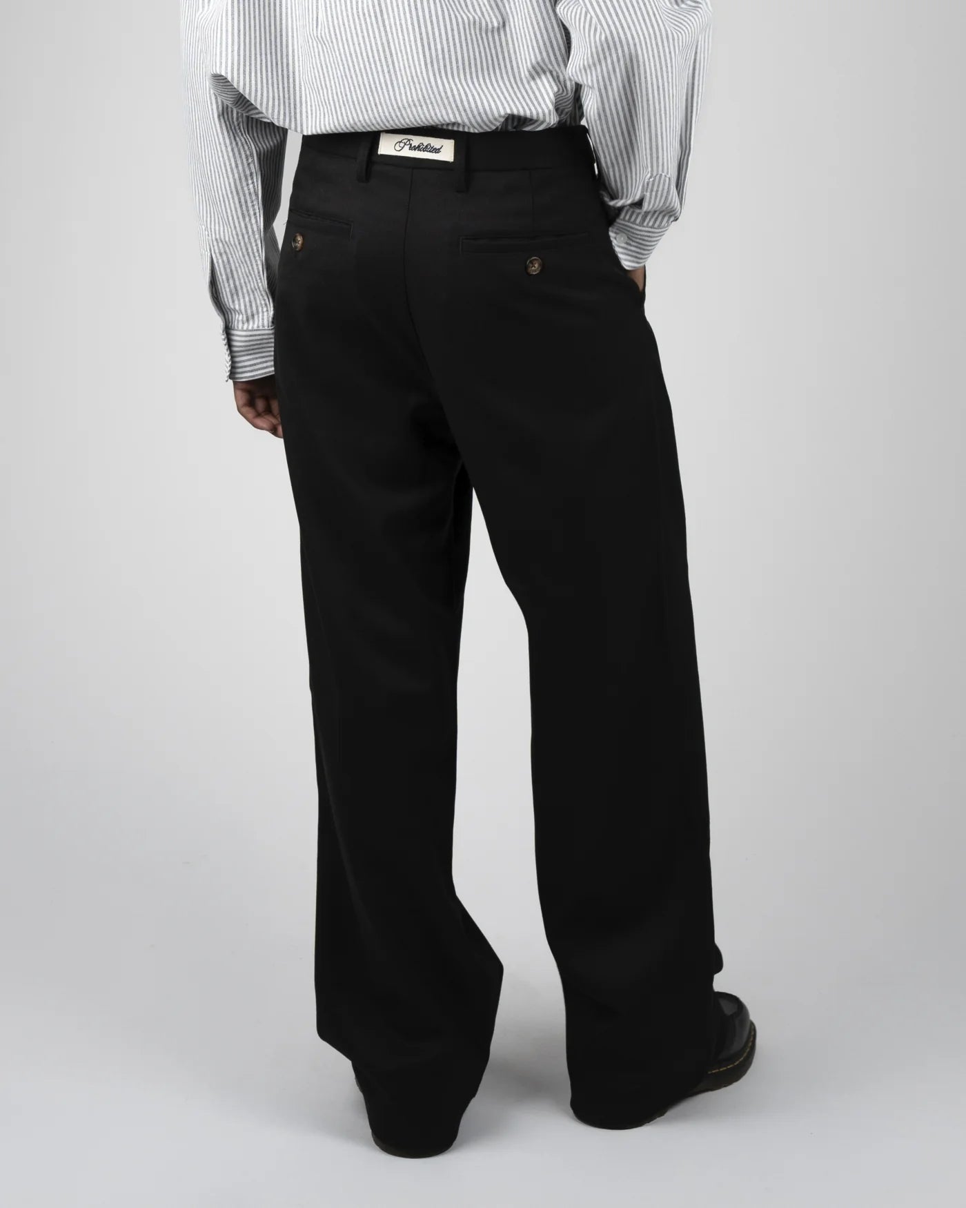 Prohibited | Heritage Pleated Pants - Black