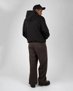 Prohibited | Revival Pinstripe Pleated Pants - Brown