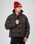 Prohibited | Back Again Flannel Overshirt - Brown/Blue