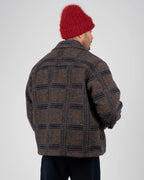 Prohibited | Back Again Flannel Overshirt - Brown/Blue