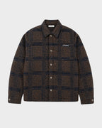 Prohibited | Back Again Flannel Overshirt - Brown/Blue