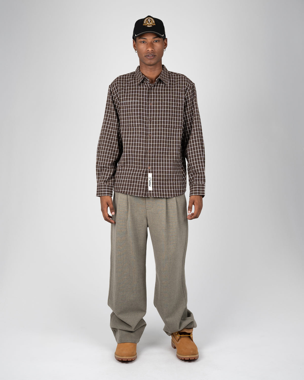 Prohibited | Seasoned Flannel Shirt - Brown - Kubanna
