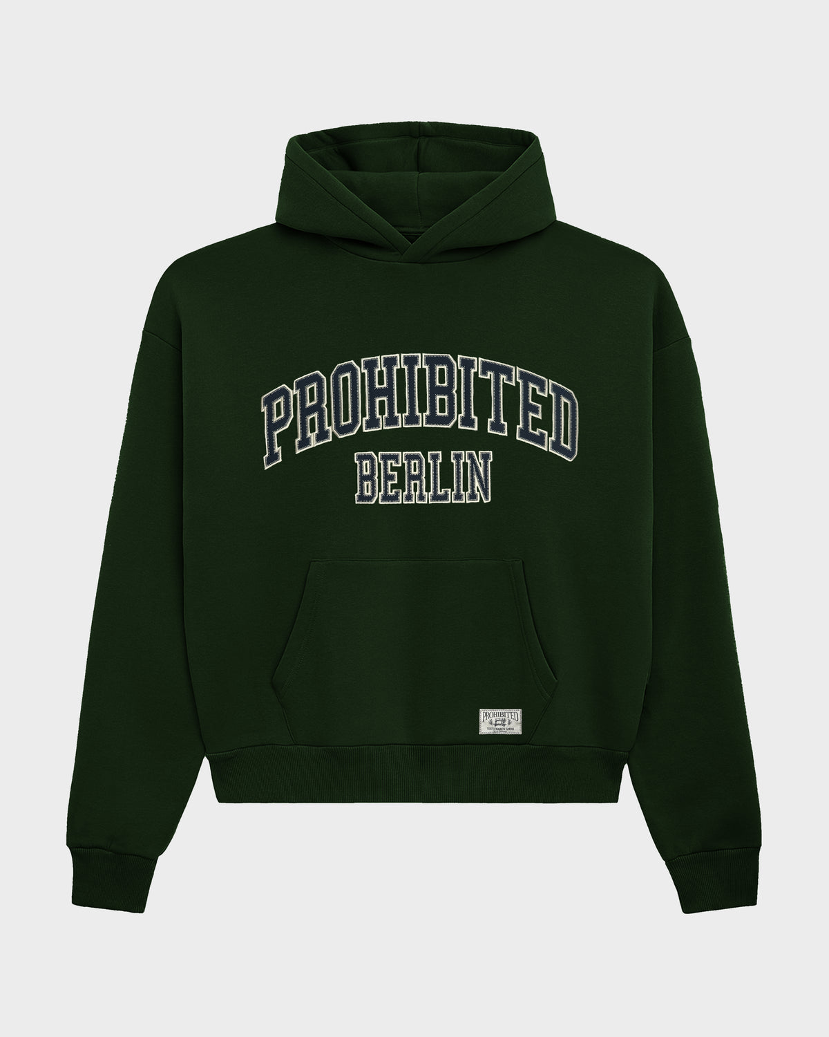 Prohibited | College Hoodie - Green - Kubanna