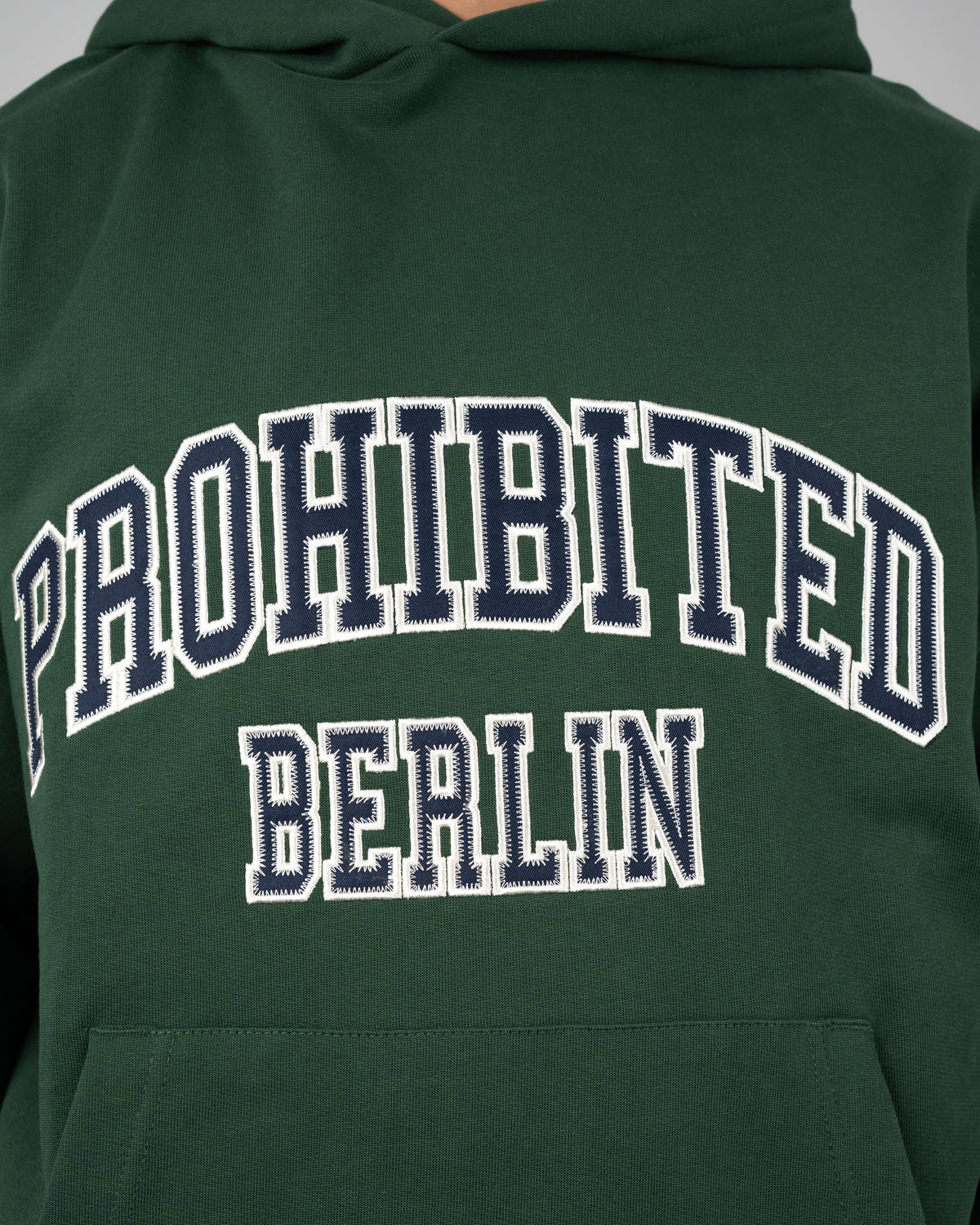 Prohibited | College Hoodie - Green - Kubanna