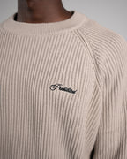 Prohibited | Campus Knit Sweater - Grey