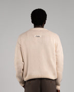 Prohibited | Varsity Knit Sweater - Off-white