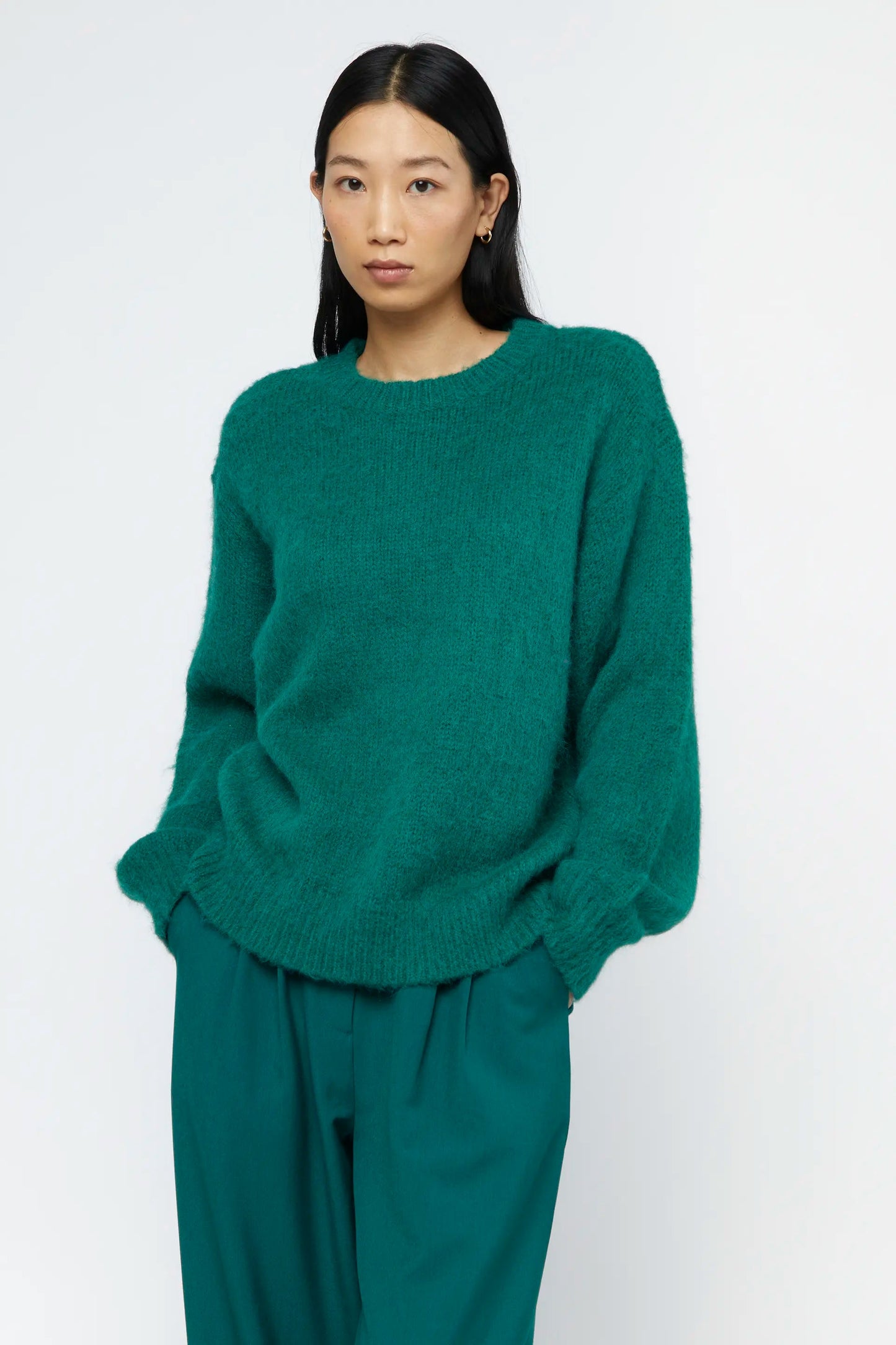 Wild Pony Soft Knit Jumper - Green