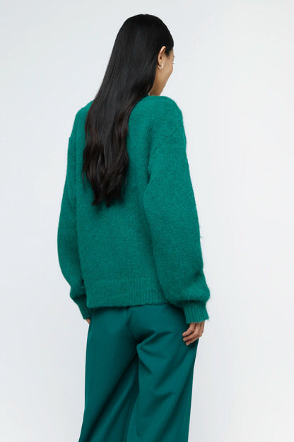 Wild Pony Soft Knit Jumper - Green