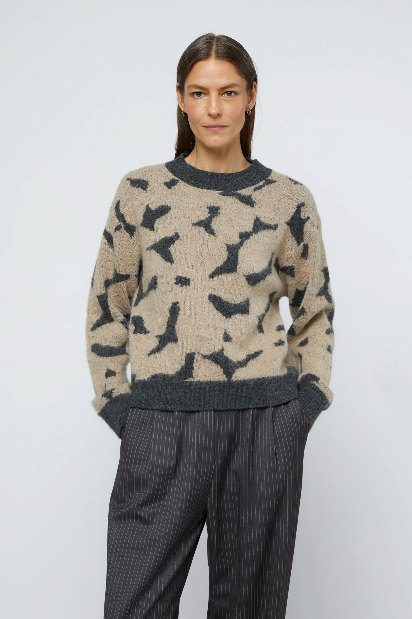 Wild Pony Floral Print Jacquard Jumper - Camille - Kubanna