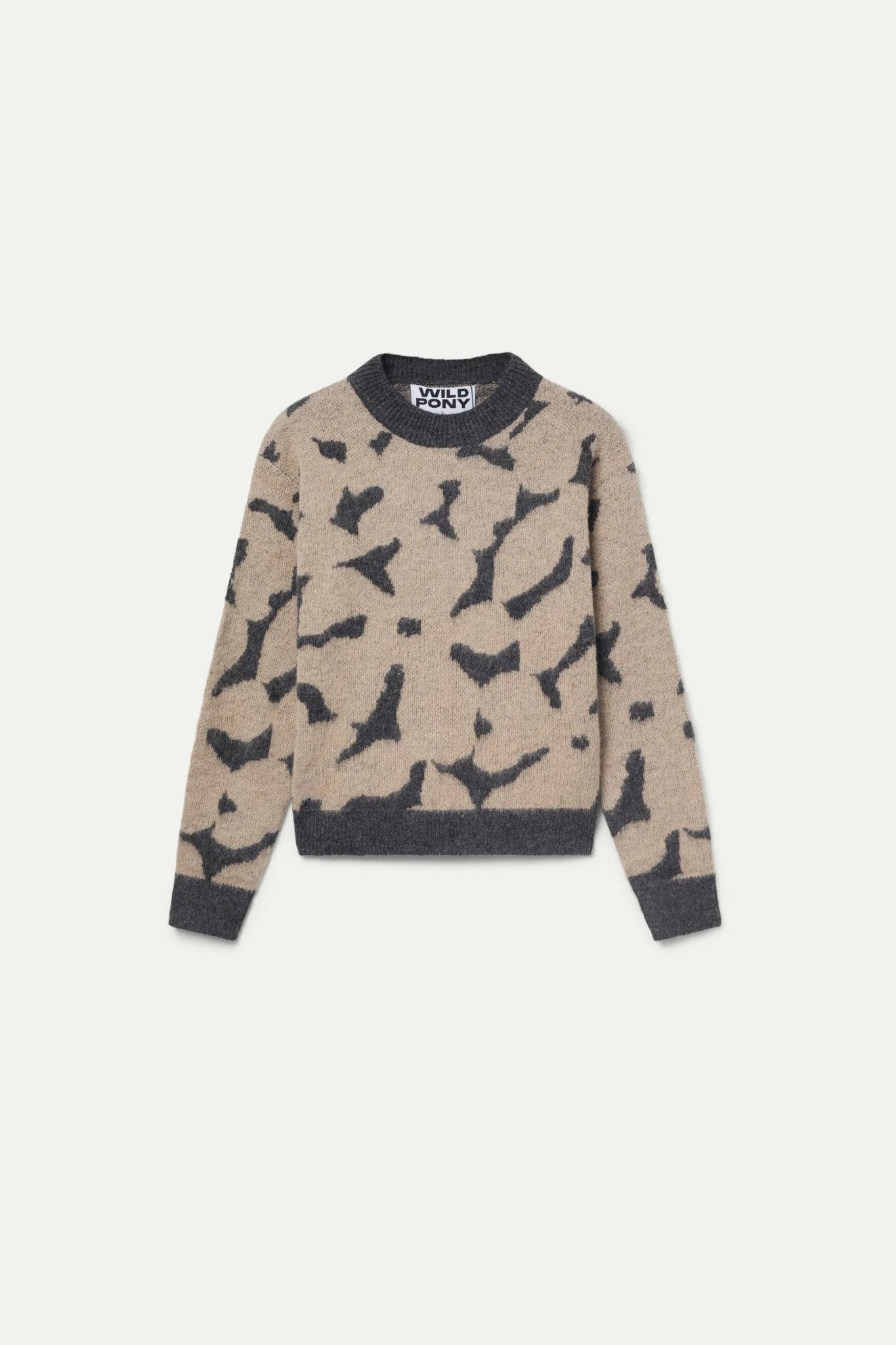 Wild Pony Floral Print Jacquard Jumper - Camille - Kubanna
