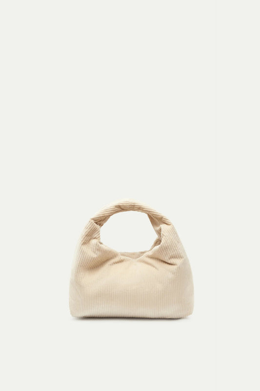 Wild Pony Corduroy Shoulder Bag - Off-White