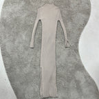 Dress Ribbed - Beige - Kubanna