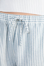 24 Colours Striped Pants - White/Green - Kubanna