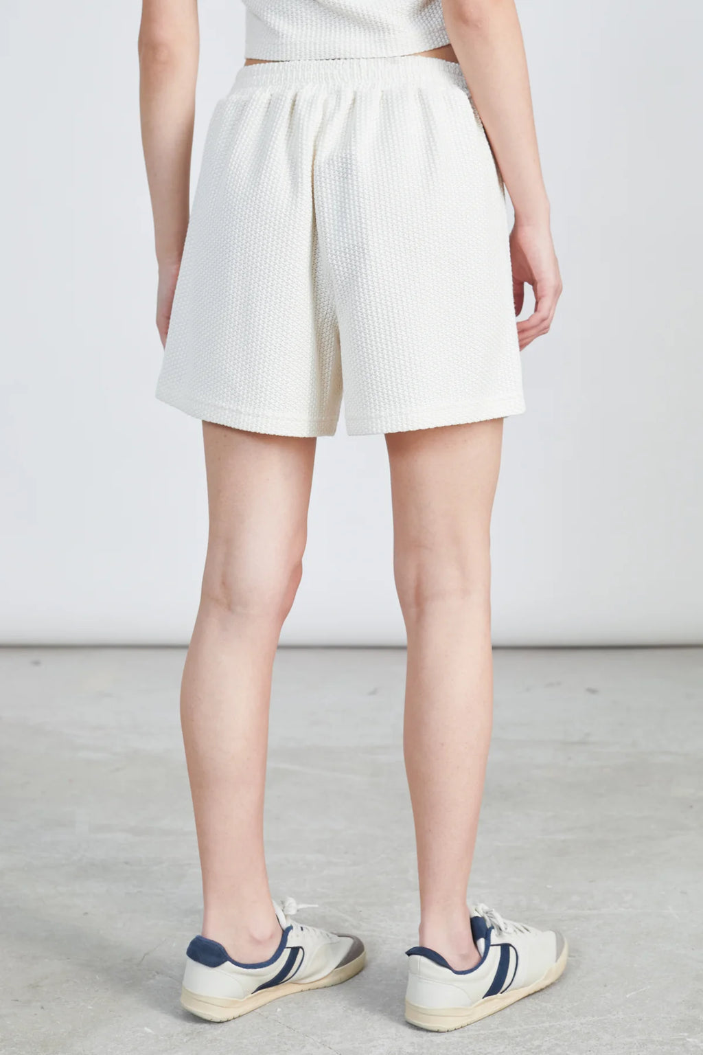24 Colours Knitted shorts - White - Kubanna