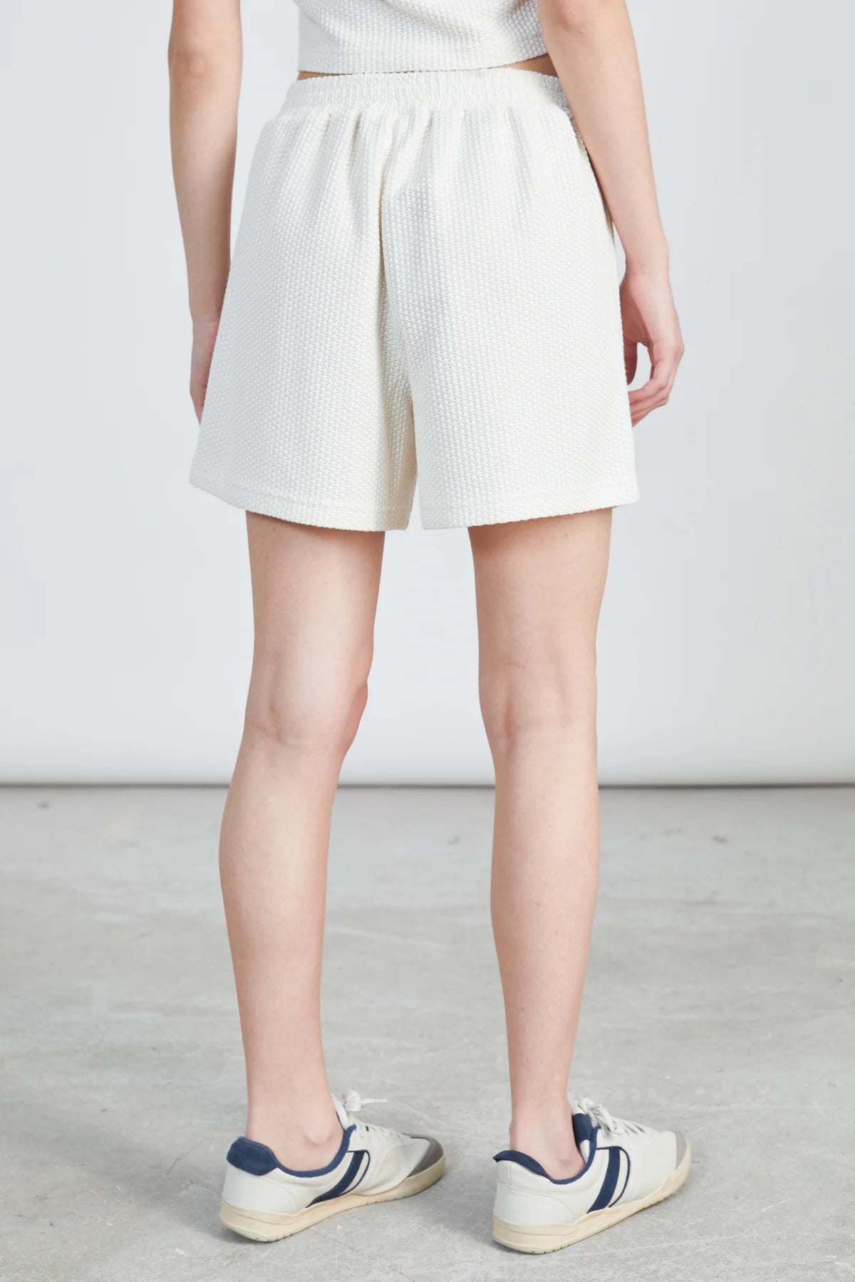 24 Colours Knitted shorts - White - Kubanna