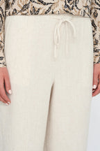 24 Colours Straight - Leg Pants - Beige - Kubanna