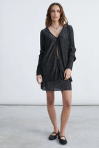 24 colours Skirt with Glitters - Black/Silver - Kubanna