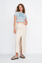 24 Colours Skirt - Beige - Kubanna