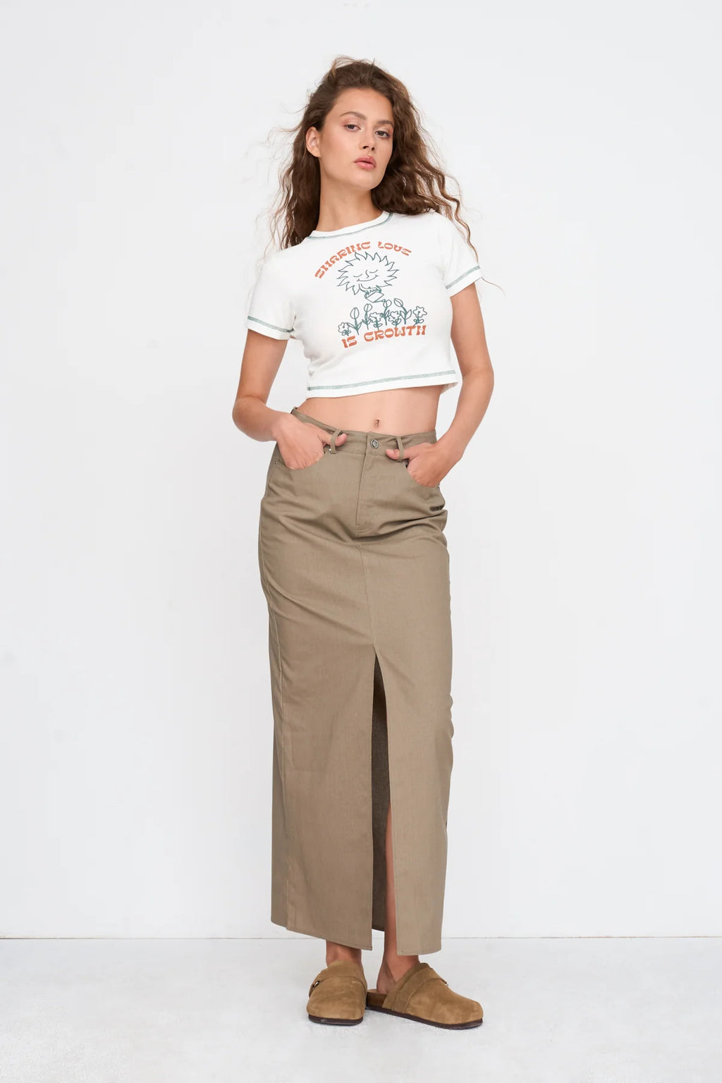 24 Colours Skirt - Green - Kubanna