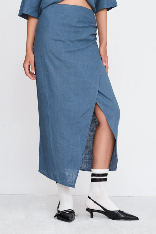 24 Colours Skirt - Blue - Kubanna