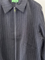 Not A Label | Parker Jacket - Grey Pinstripe