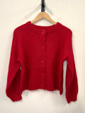 Eva Knitted Cardigan - Red