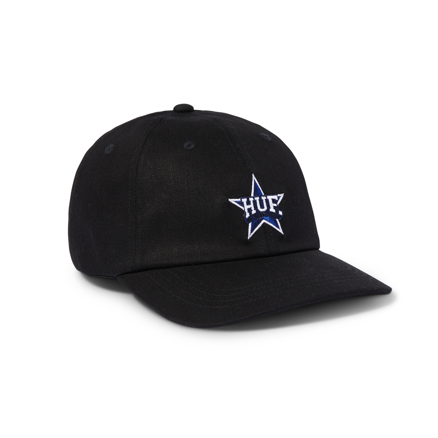 HUF All Star 6 Panel CV Hat - Black