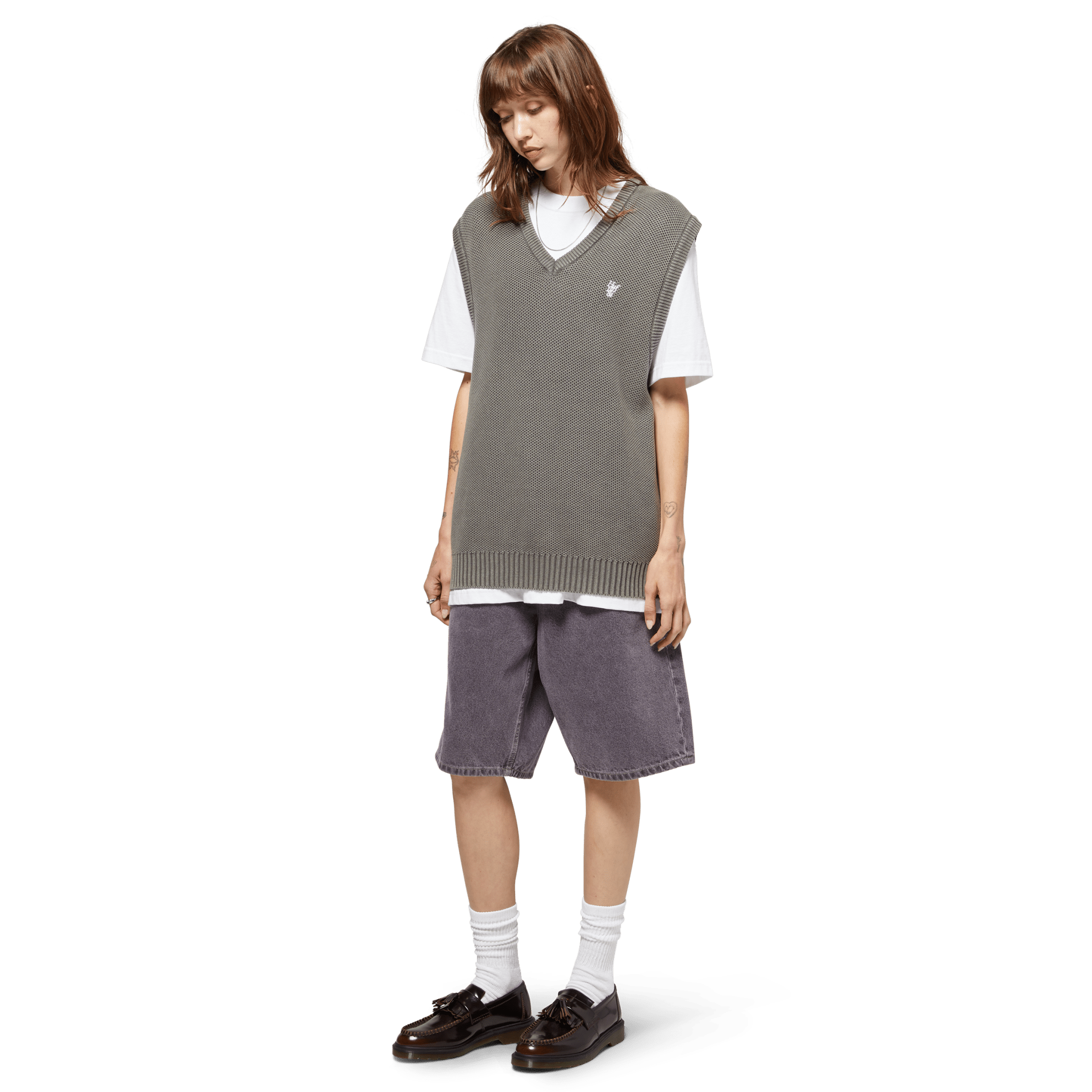 HUF Anton Sweater Vest - Black - Kubanna