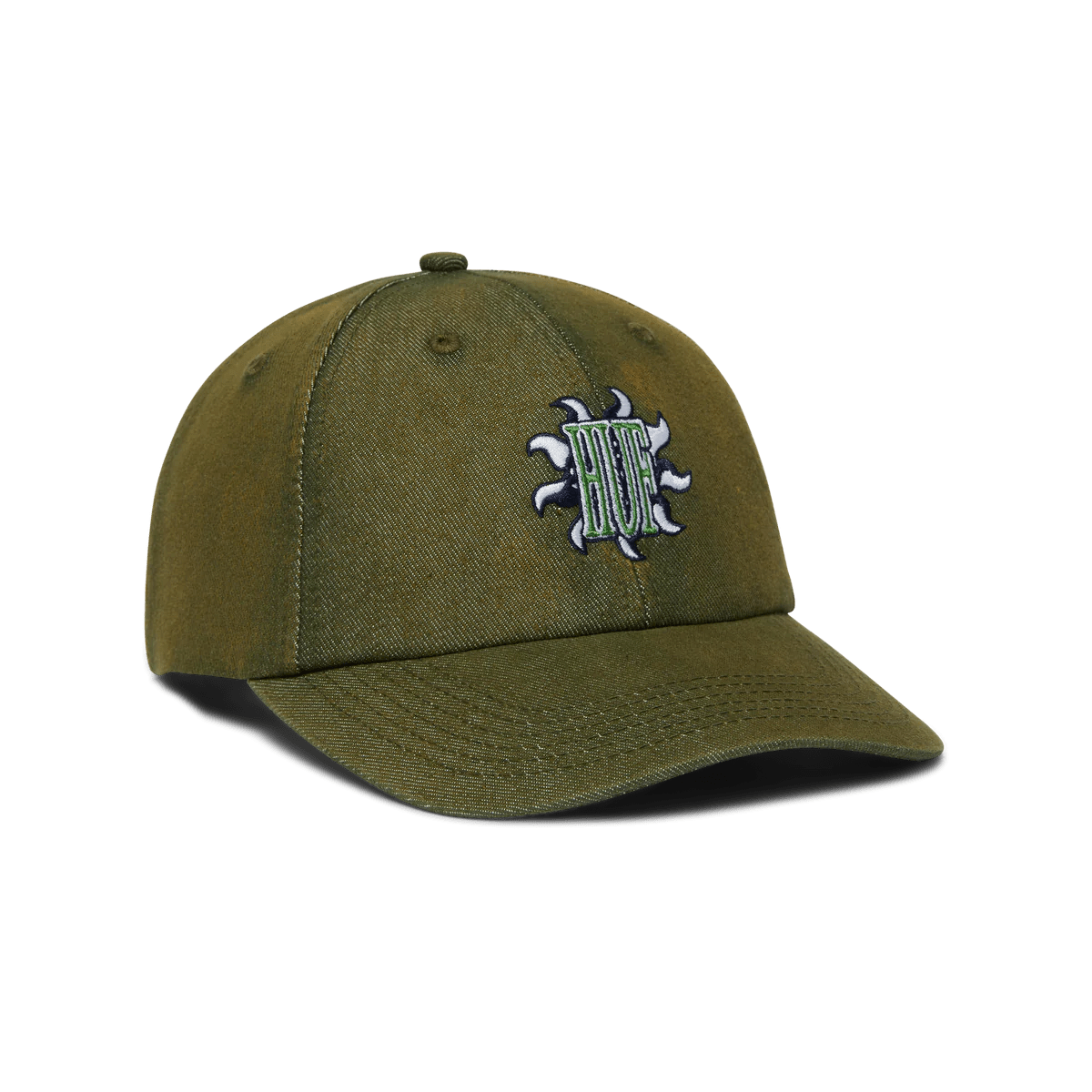 HUF Apollo Denim 6 - Panel Hat - Thyme - Kubanna
