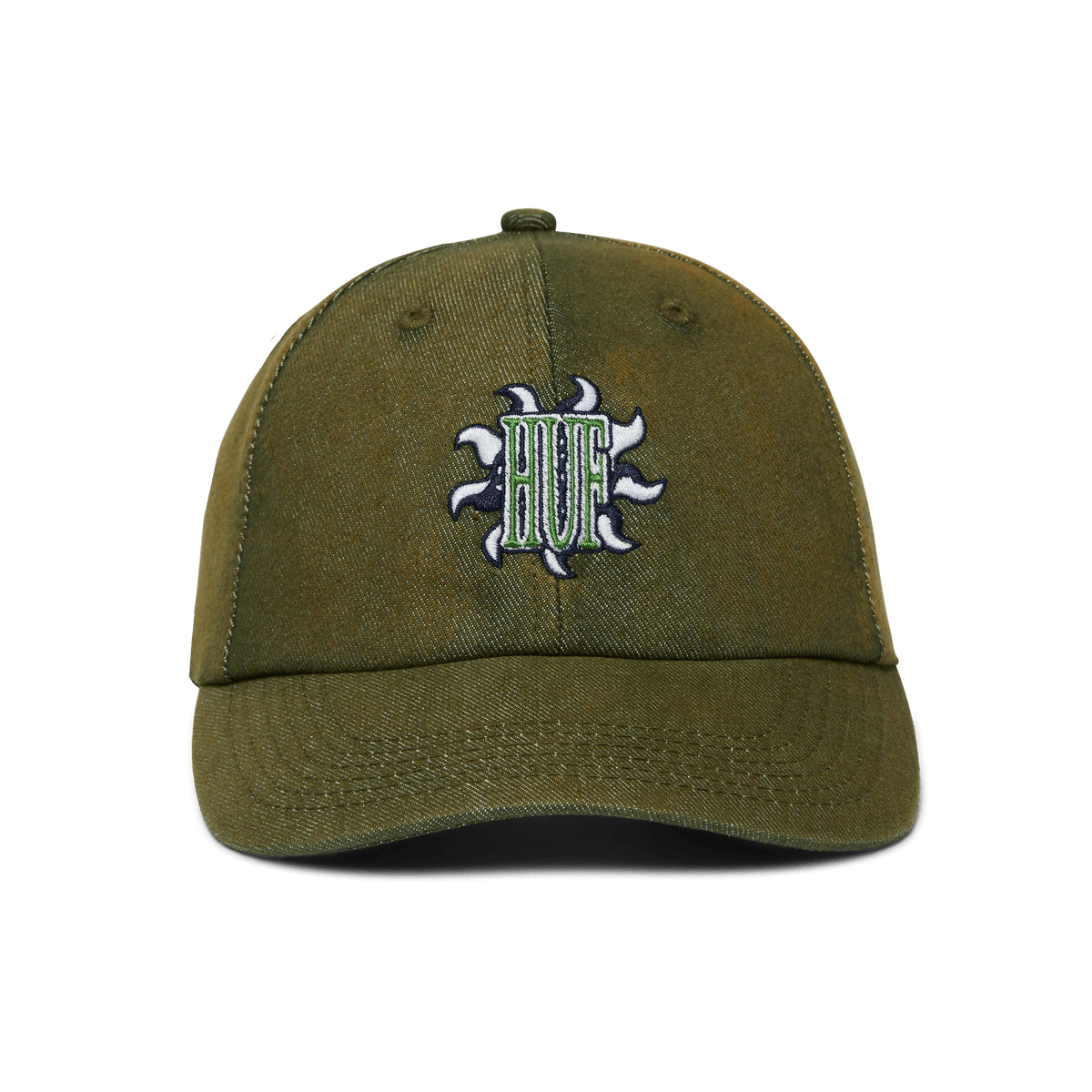 HUF Apollo Denim 6 - Panel Hat - Thyme - Kubanna
