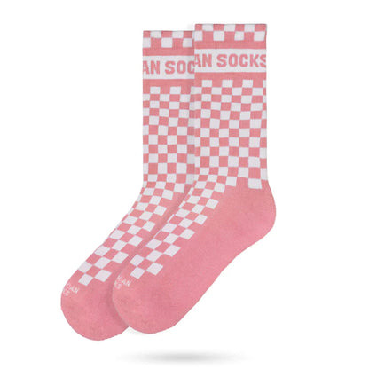 AMERICAN SOCKS PINK CHECKERBOARD