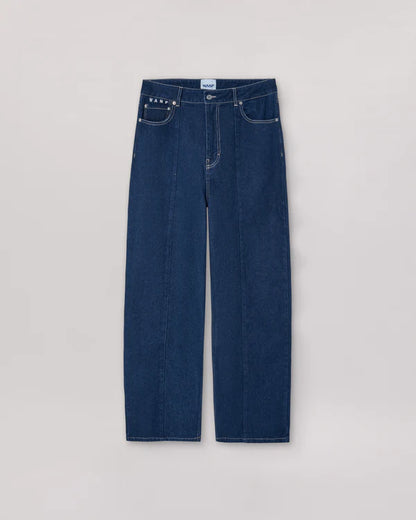 WANF Asa Cut Indigo Jeans - Dark Blue