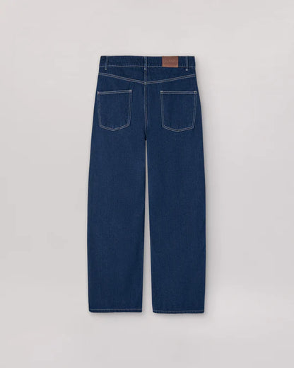 WANF Asa Cut Indigo Jeans - Dark Blue