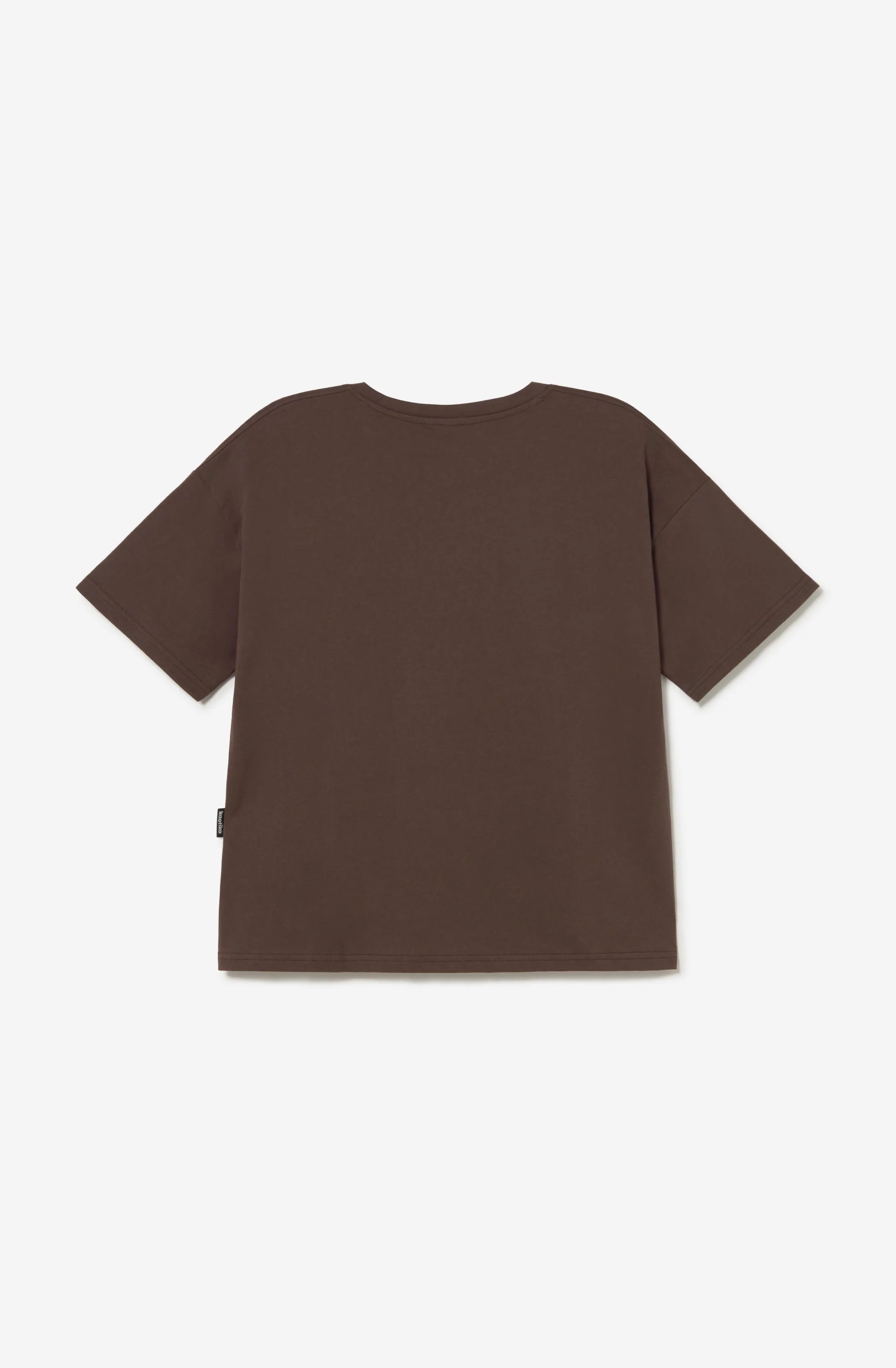 Kaotiko | Bouquet Cropped T-shirt - Brown
