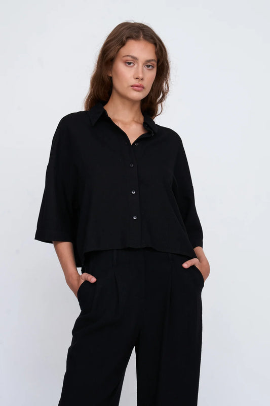 24 Colours Blouse - Black
