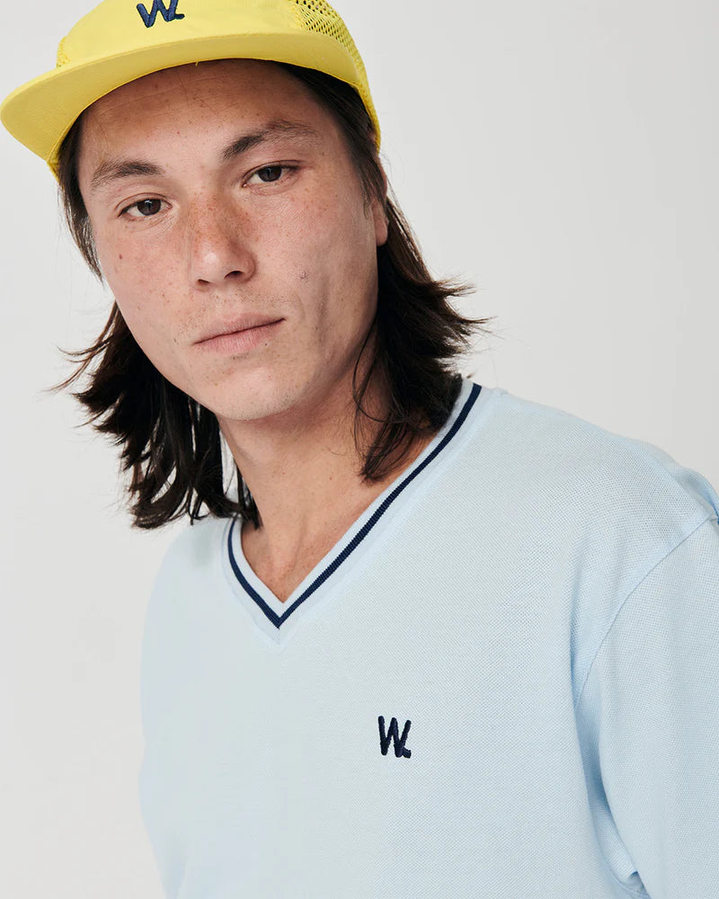 WANF Pique Tee - Baby Blue