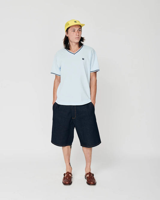 WANF Pique Tee - Baby Blue