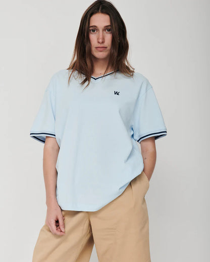 WANF Pique Tee - Baby Blue