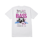 HUF Bass Power Tee - White - Kubanna